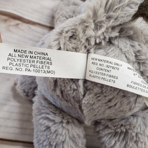 Pottery Barn Kids Elephant Plush Stuffed Toy Gray 11 Inch 2016 - Picture 8 of 10